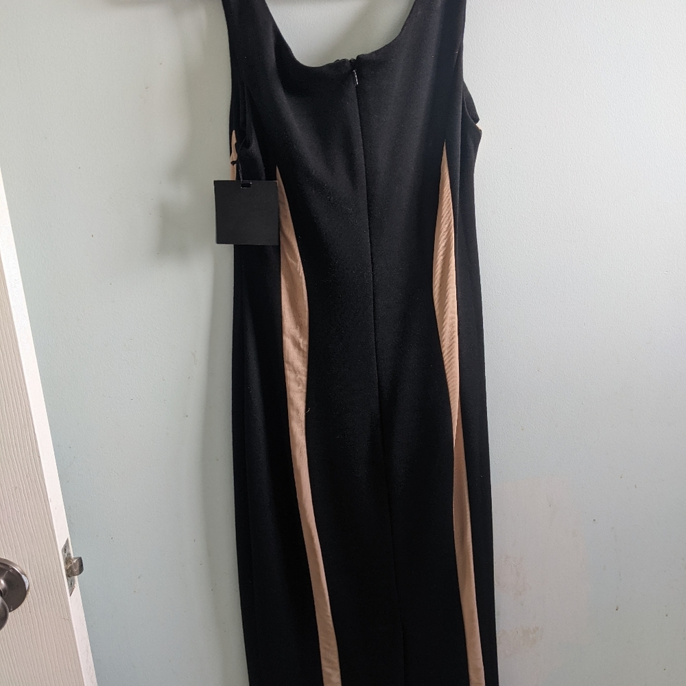 ASOS midi back bodycon dress